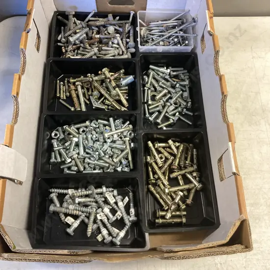 Box Assorted Bolts, Coach Screws Etc